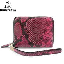 Genuine Leather New Pattern Head Layer Cowhide Ma'am Wallet Fashion Zipper Hand Take Women's