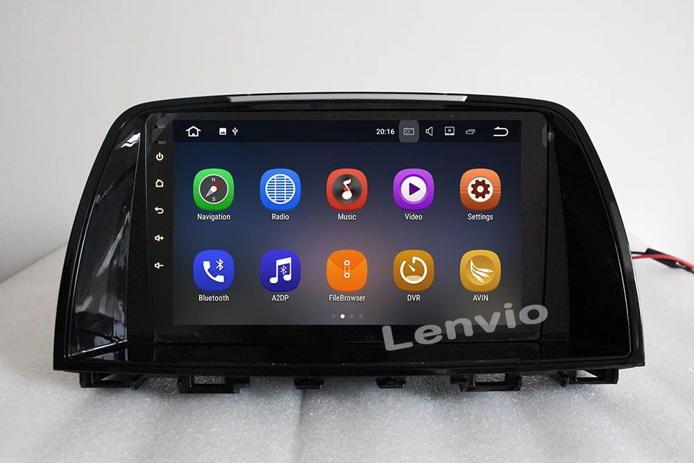 Flash Deal Lenvio 2GB RAM Android 7.1 CAR DVD Player For MAZDA 6 2013 2014 2015 Radio GPS Navigation multimedia Quad Core DAB+ BT WIFI IPS 0