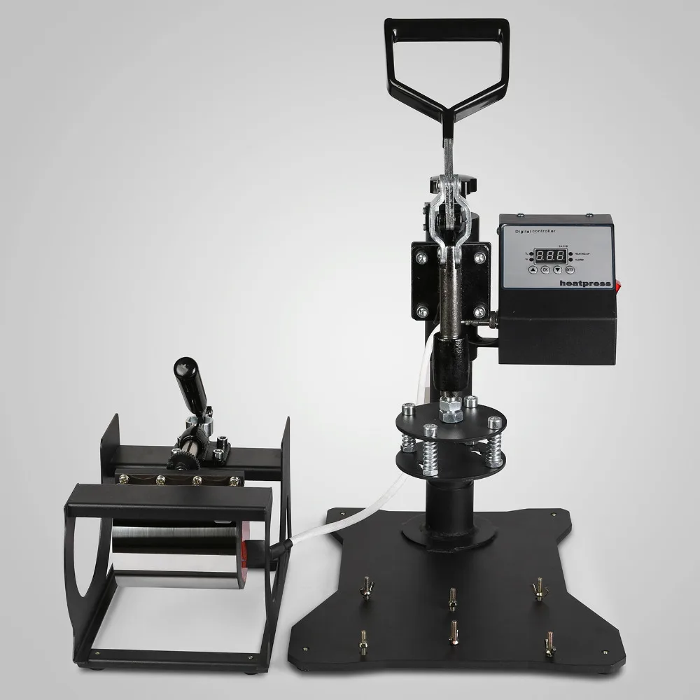 

VEVOR Factory 6 in 1 Digital Heat Press 12 x 15 Inch Multifunctional Transfer Sublimation T-Shirt Hat Mug Heat Press Machine