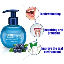 Волшебная пищевая Сода зубная паста для отбеливания зубов Гигиена Уход за полостью рта Страсть фрукты зубная паста зуб