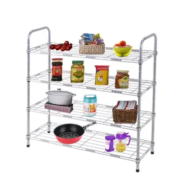

OUNONA 4-Tier Carbon Steel Shoe Rack Shoe Tower Shelf Storage Organizer Cabinet Organizer Stand Holder Keep Room