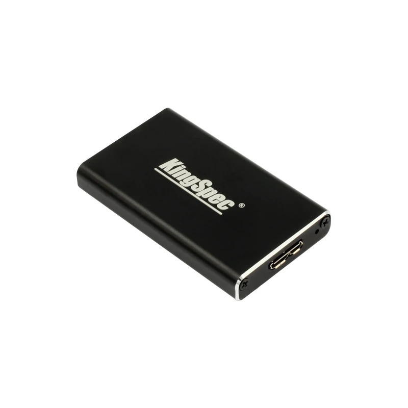 Kingspec mSATA к USB3.0 HDD Case жесткий диск Внешний корпус черная коробка поддержка UASP