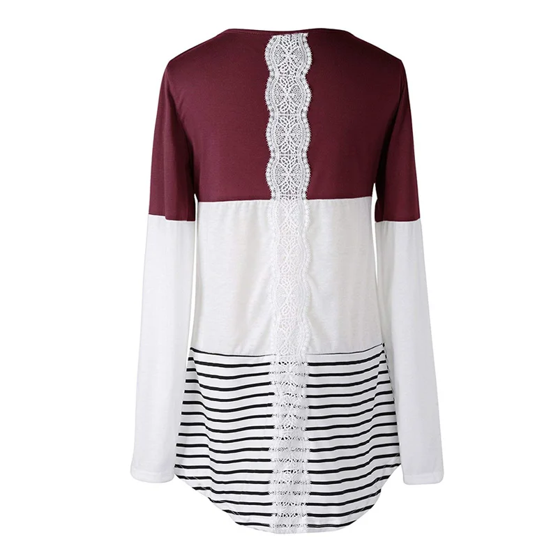 maternity winter long sleeve blouse AS1776 Wine red 003