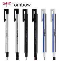 TOMBOW мононулевой ластик, механический ластик, тщательное подсвечивание многоразовой формы ручки, резиновый пресс, школьные канцелярские пр...