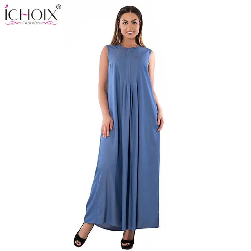 

2019 5XL 6XL Big Size Women Dress Summer Party Long Dress Casual Plus Size Maxi Dress Sleeveless Floor-Length Female vestidos
