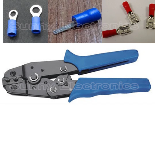 Insulated Terminals Crimping Tool 0.5 2.5 sq mm For Splice Crimp