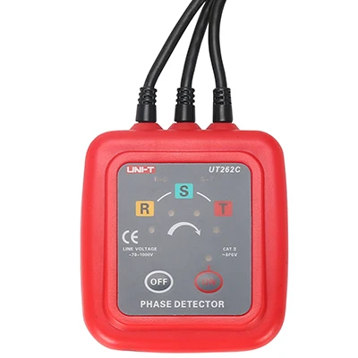 

UNI-T UT262C adopts clamp type non-contact phase detectors phase sequence Voltage Detection
