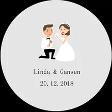 100 шт. пользовательские Стикеры и индивидуальный логотип свадьбы Стикеры s ваш собственный дизайн Стикеры s персонализированные Стикеры s Boda