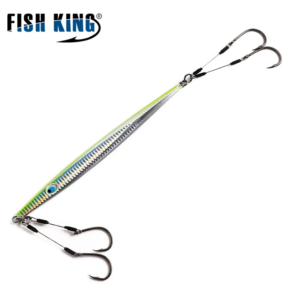 FISH KING 150 г/210 мм рыболовные ложки металлическая приманка Leurre De Peche рыболовные приманки для моря свинцовая головка