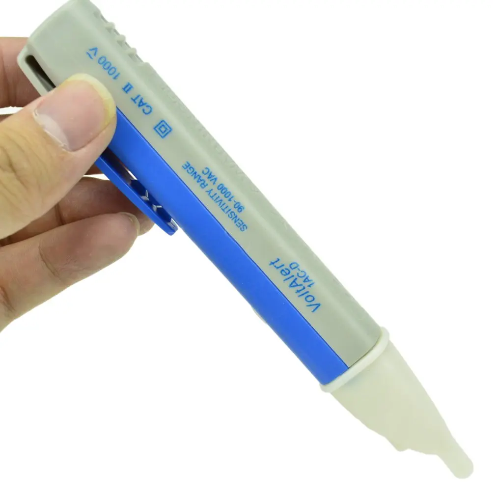 

Socket Wall AC Power Outlet Voltage Detector Sensor Tester Electric Test Pen LED Light Voltage Indicator 90-1000V