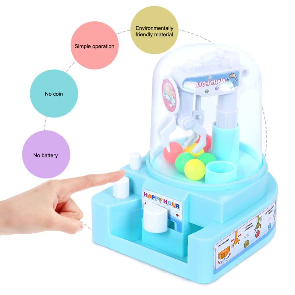 Early Educational Pretend Playing Toys Mini Catching Balls Machine Boys Girls Desktop Sport Game 13*10*12 cm Random Color Hot