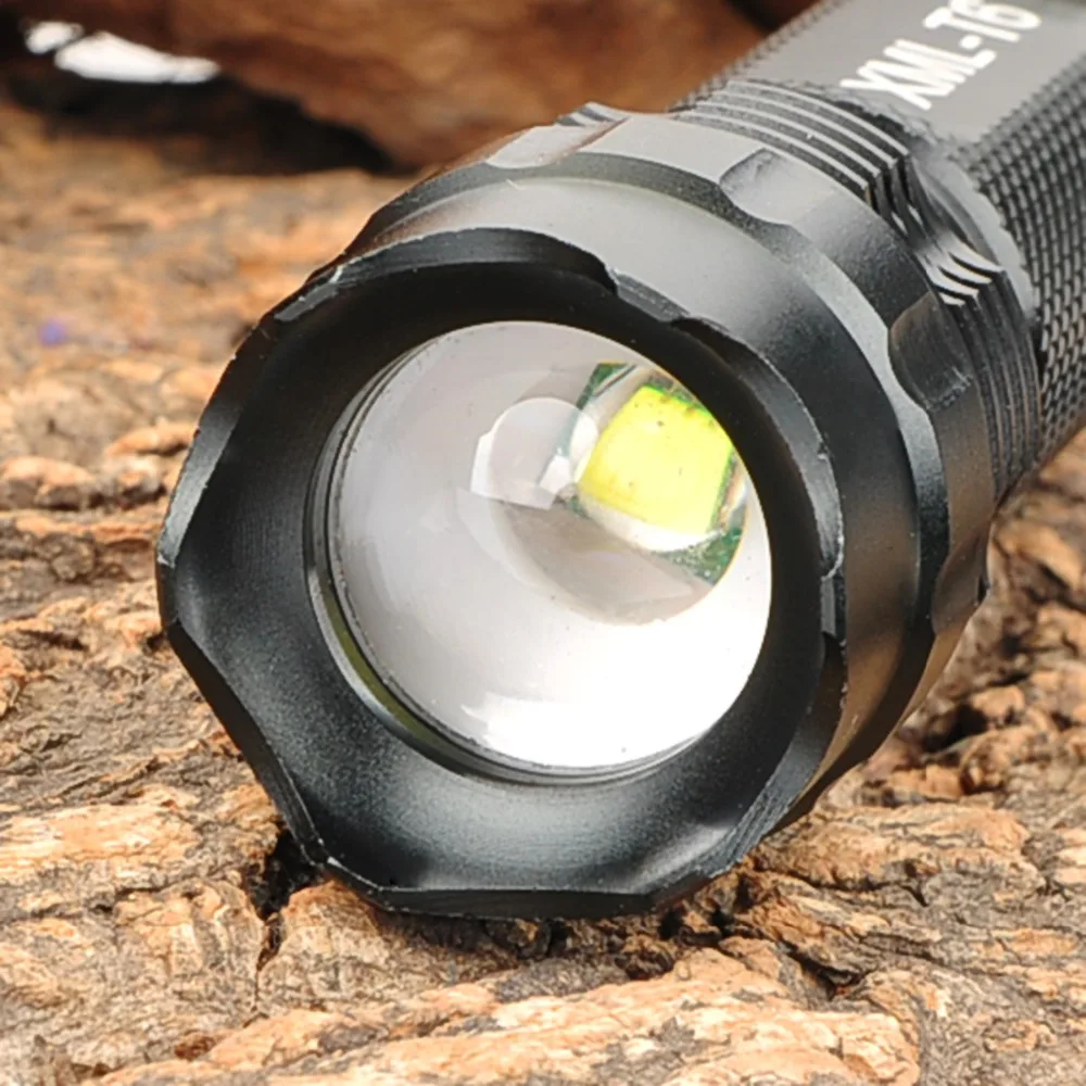 UltraFire 503B 860lm CREE XM-L T6 5 Режим белый светильник с зумом ручной фонарь Зарядка 18650 вспышка светильник T6 передатчик luz лампа