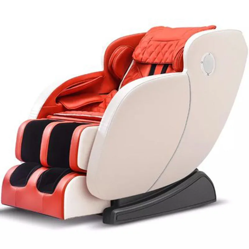 Домашнее Электрическое Массажное кресло полностью автоматическая космическая капсула Многофункциональный манипулятор массажный диван - Цвет: White and Red