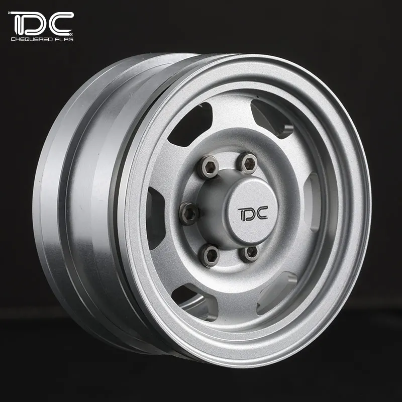 DC alloy wheel hub LC76 6 spoke 1.55 inch tf2 hilux for 110 crawler rc