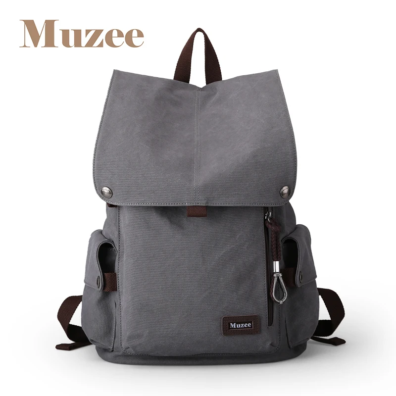 Pаспродажа Muzee, Холщовый мужской рюкзак, Вместительная дорожная сумка, 15,6 дюймов, рюкзак для ноутбука, Мужская школьная сумка, mochila, Прямая поставка 1033