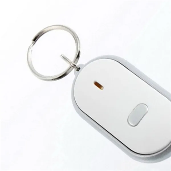 Свисток светодиодный светильник фонарь пульт ДУ со звуковым управлением Lost Key Finder Locator дистанционный брелок для ключей со свистком
