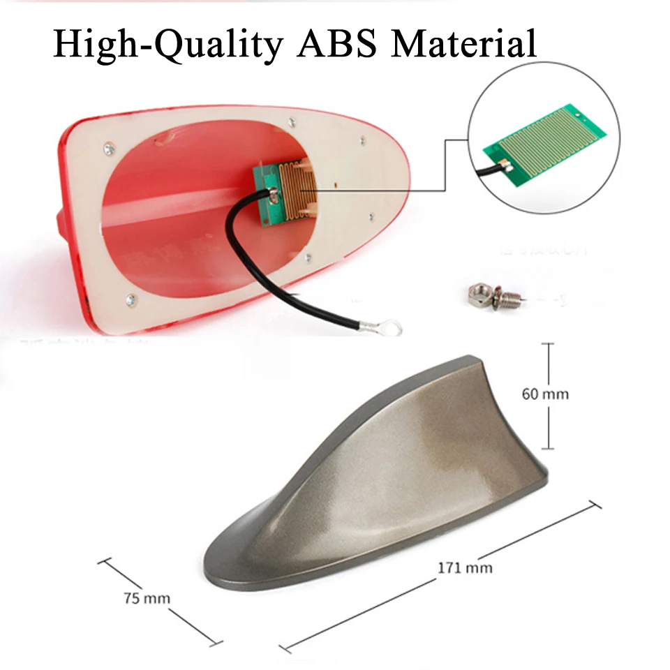 Kebidumei универсальная крыша Акулий плавник антенна радио сигнал антенна для автомобиля грузовик фургон автомобильные аксессуары