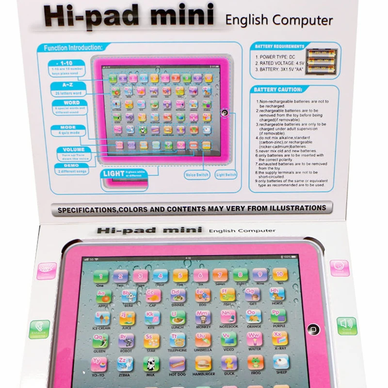 kids Music Education Toys touch Tablet Learning Machine English Alphabet number song baby early Education toy for children kids Music Education Toys touch Tablet Learning Machine English Alphabet number song baby early Education toy for children
