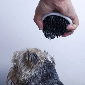 

Pet Dog Bathing Comb Tool Brush Cat Puppies Little Big Puppy Bath Cleaner Animal Shower Goods For French Bulldog Terrier Yorkov