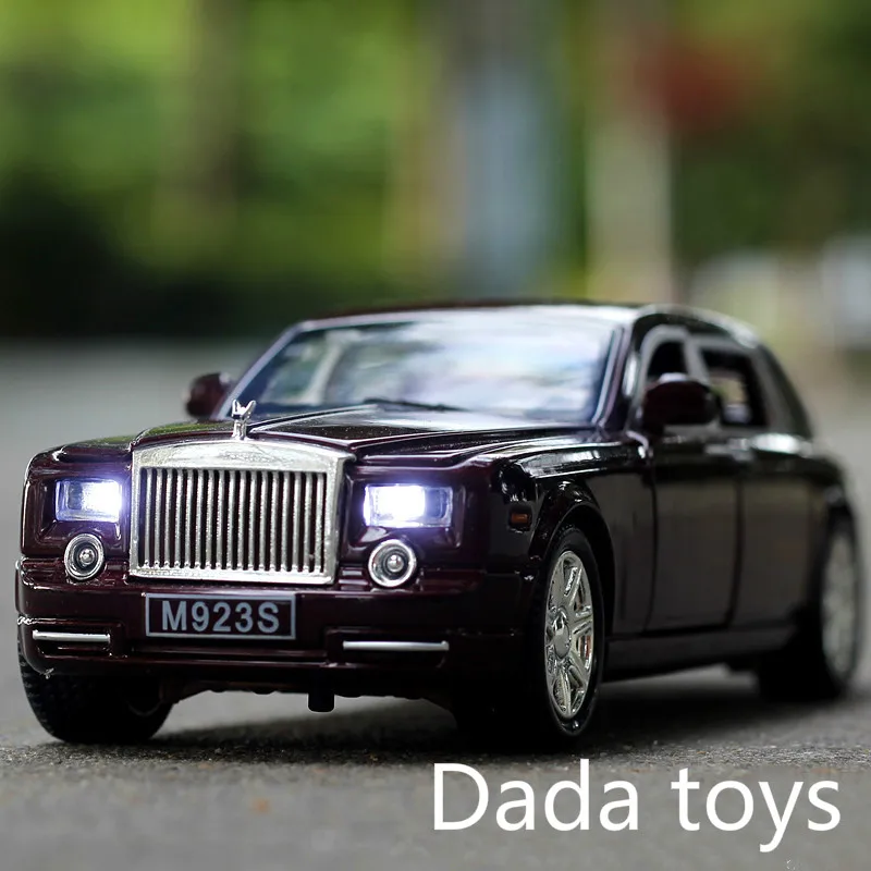 Высококачественная детская игрушка acousto optic Rolls Royce литой Сплав модель автомобиля