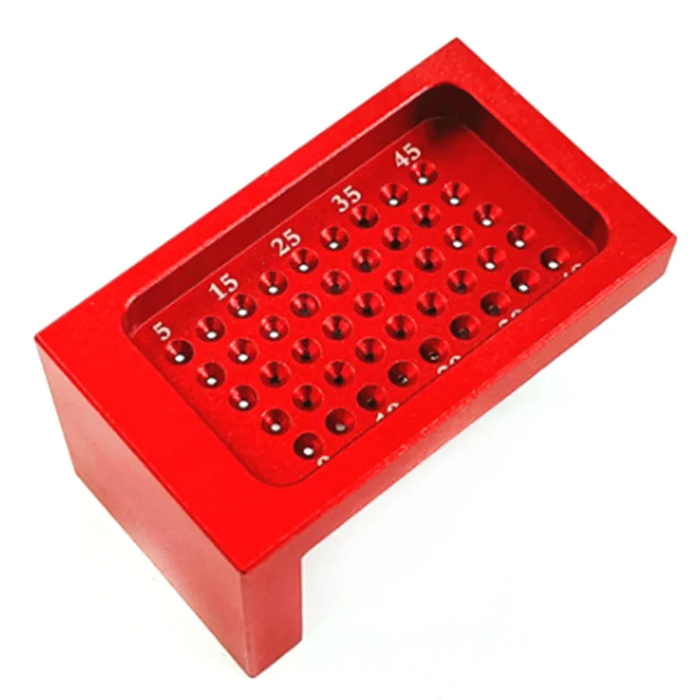 Woodworking Scriber L type Ruler Hole Scribing Gauge Aluminum Alloy