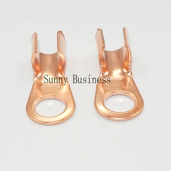 

20PCs/Lot 80A Open Copper Battery Connectors Cable Lugs 8.2mm Ring Lugs OT-80A