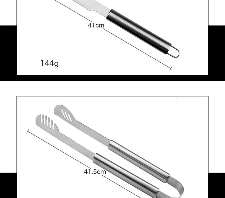 26 шт Набор инструментов для барбекю из нержавеющей стали-Полный открытый набор утвари для гриля, сверхмощные аксессуары для барбекю из алюминия