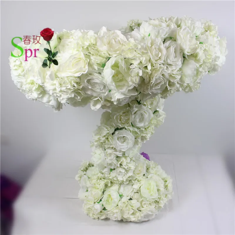 Us 114 0 5 Off Spr White Latest Centerpieces Garland Runner With Stand Flower Ball Wedding Table In Artificial Dried Flowers From Us 114 0 5 Off Spr White Latest Centerpieces Garland Runner With Stand Flower Ball Wedding Table In Artificial Dried Flowers From