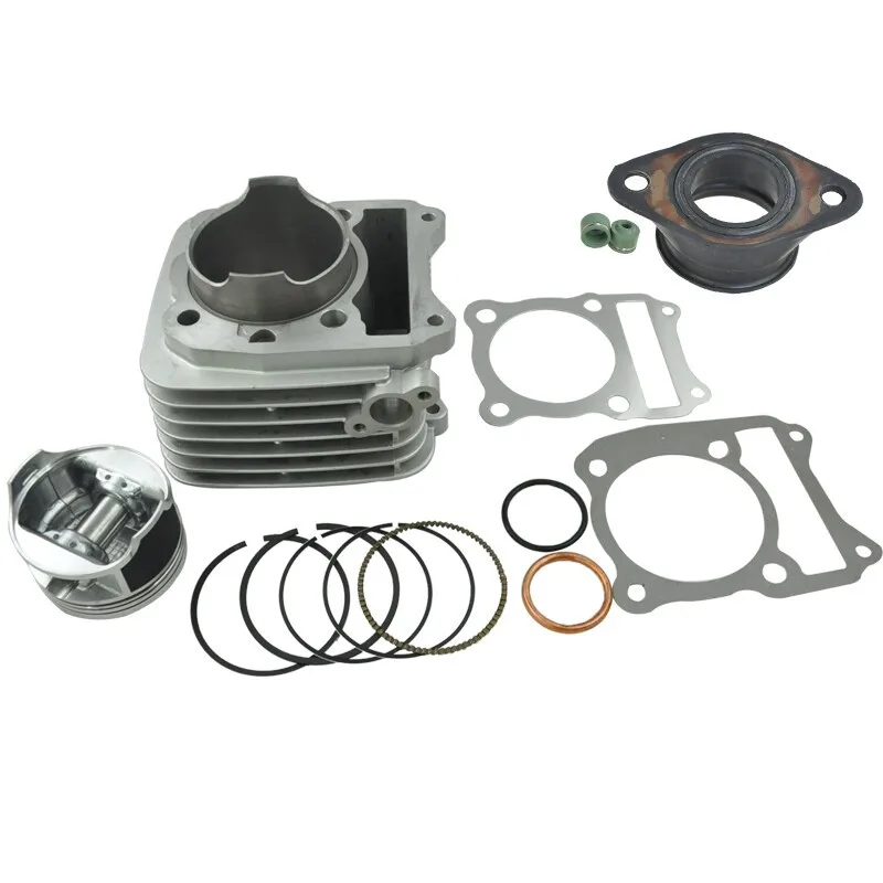 LOPOR piezas de motor de motocicleta de alta calidad para Suzuki DR200 DF200 VAN200 juego de bloques de cilindros y pistón y junta y puerto de nuevo