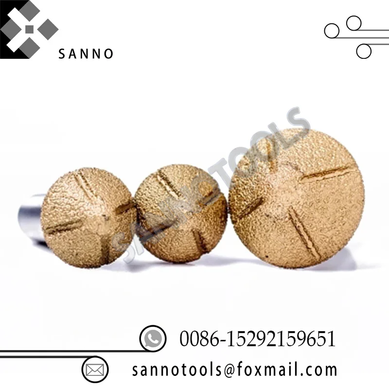 

Precision Granite Tapered Engraving Bits D24 X H12 CNC V shape stone brazing carving tool router bits for marble sandstone
