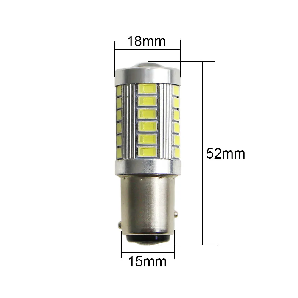 KEIN 2 шт Высокое качество bay15d 1157 led p21/5 Вт 5630 33smd 12 V бесполярности 1157 ВОДИТЬ автомобиль автомобильные стоп-сигналы лампа заднего фонаря для Mazda