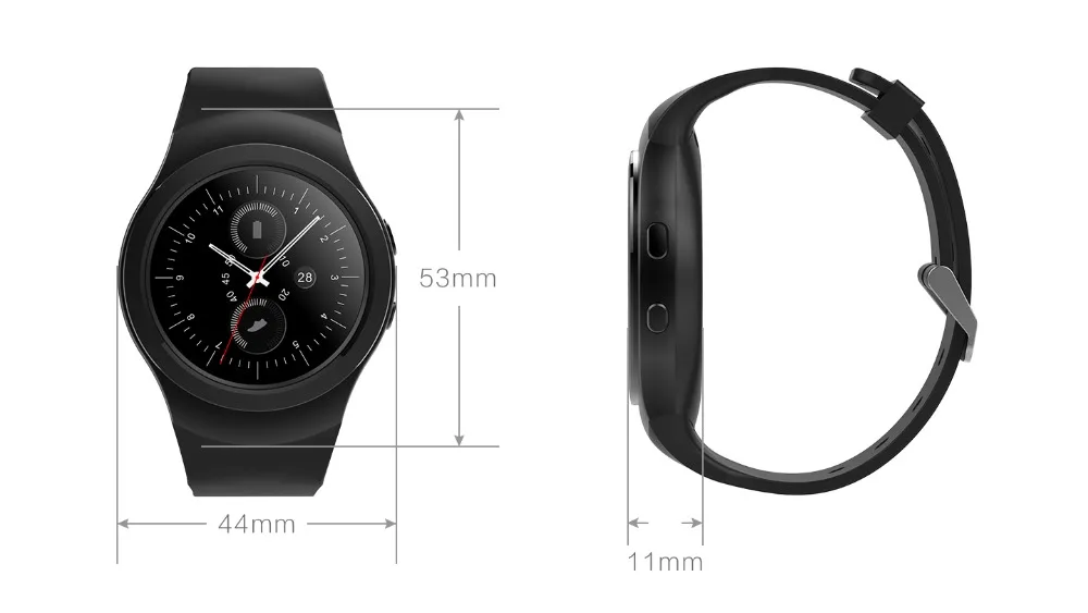 Умные часы AS2 1,3 ''MTK 2502 Bluetooth S2 Smartwatch вращающиеся часы с рамкой для iPhone samsung Android huawei xiaomi
