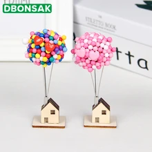Летающий дом кольцо воздушный шар кабина Diy Рождественский подарок ручной работы украшение дома автомобиля открытый садовый шар кабины скульптура