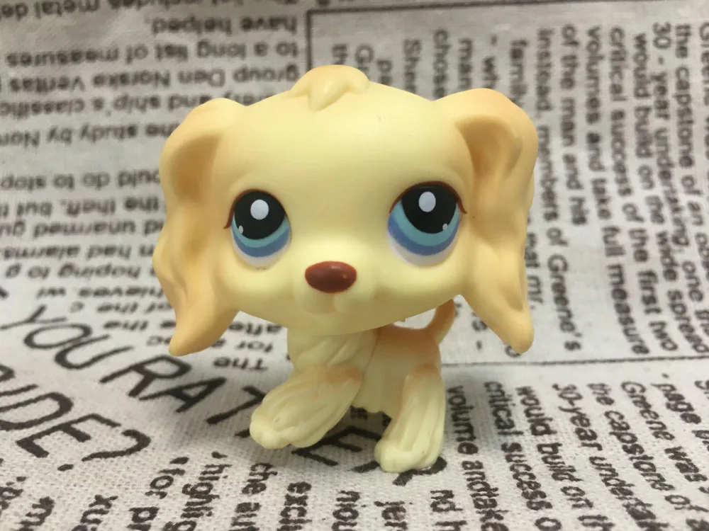 New Pet Collection Figure font b Toy b font 91 Cocker Spaniel Dog Puppy Blue Eyes