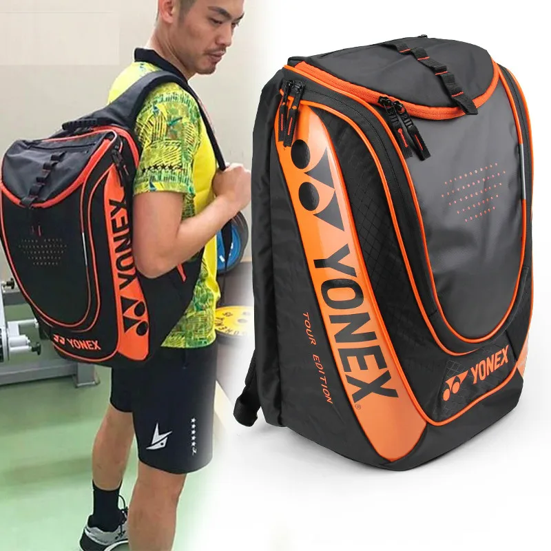 Yonex ракетка для бадминтона Yy спортивный брендовый рюкзак с обувной сумкой BAG2712