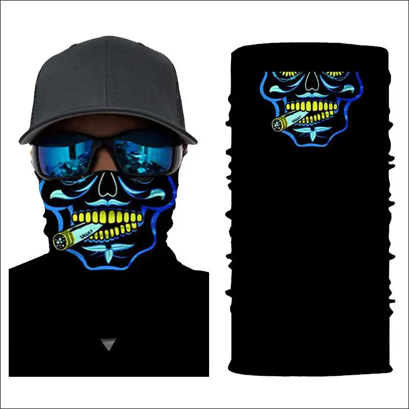 

Herobiker Bandana Moto Face Mask Head Scarf Neck Warmer Skull Face Mask Ski Balaclava Headband Mask Scary halloween Face Shield