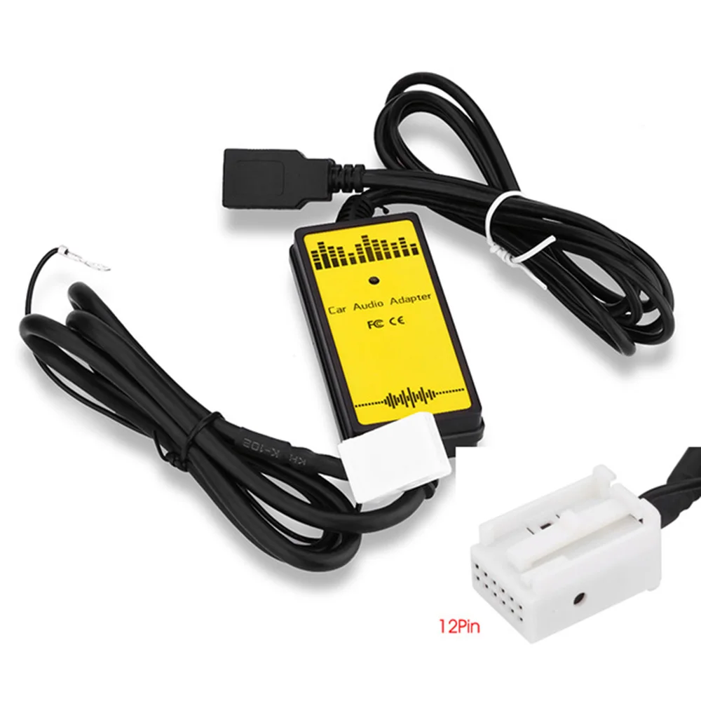 

12 V Car USB Interface Adapter MP3 Audio AUX USB SD MP3/WMA Decoder Player CD Changer for VW Tiguan Skoda Octavia AUDI A3