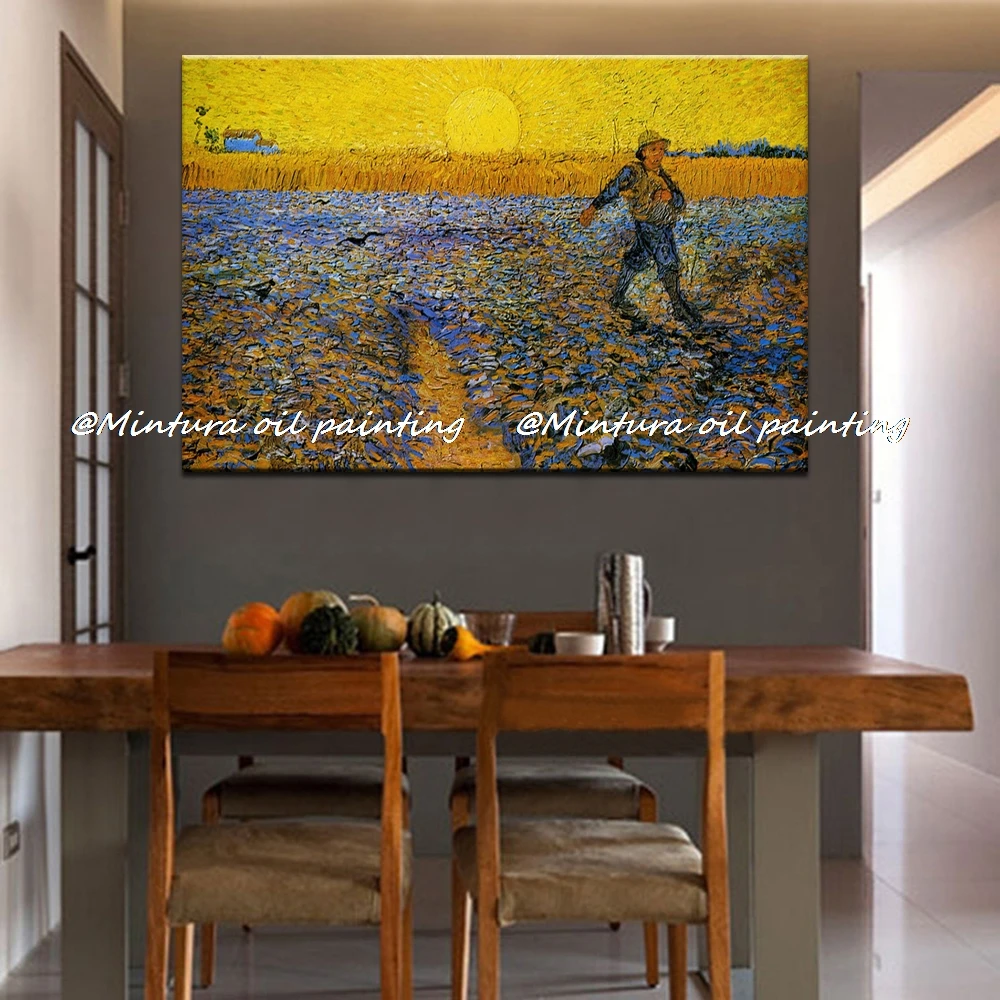 Sower Of Vincent Van Gogh 100% ручная работа Репродукция картина масляными красками на холсте