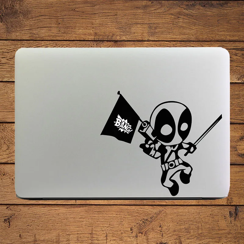 Наклейка для ноутбука Apple MacBook стикер Дэдпул компьютера 11/12/13/15 дюймов Air/Pro/Retina|laptop