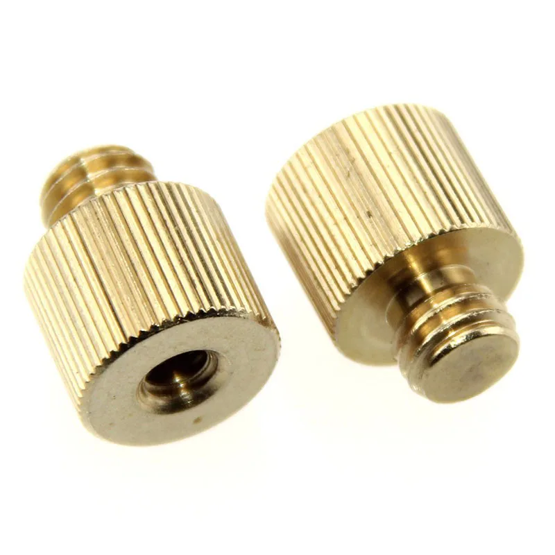 2PCS CAMVATE 1 4 20 Female Screw Thread Adapter To 3 8 16 Male Threaded 