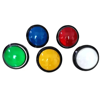 

1 Pcs Buttons 100mm Large Dome 12V LED Arcade Button for Arcade Machine MSD-ING