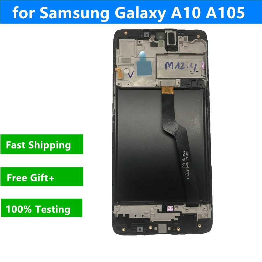 

Original Replacement Screen for Samsung Galaxy A10 LCD Display Digitizer Assembly with Frame A10 A105 A105F SM-A105F