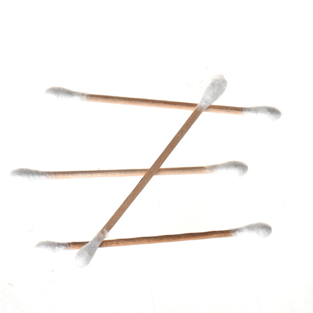 OutTop Новинка 24 шт. ватные палочки сильные абсорбирующие деревянные косметические ватные палочки чистота и санитарный Инструмент 5p1016