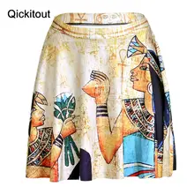 Большие размеры летние женские мини новые тонкие сексуальные тонкие женские Древние египетские женские юбки 3D юбки с цифровым принтом