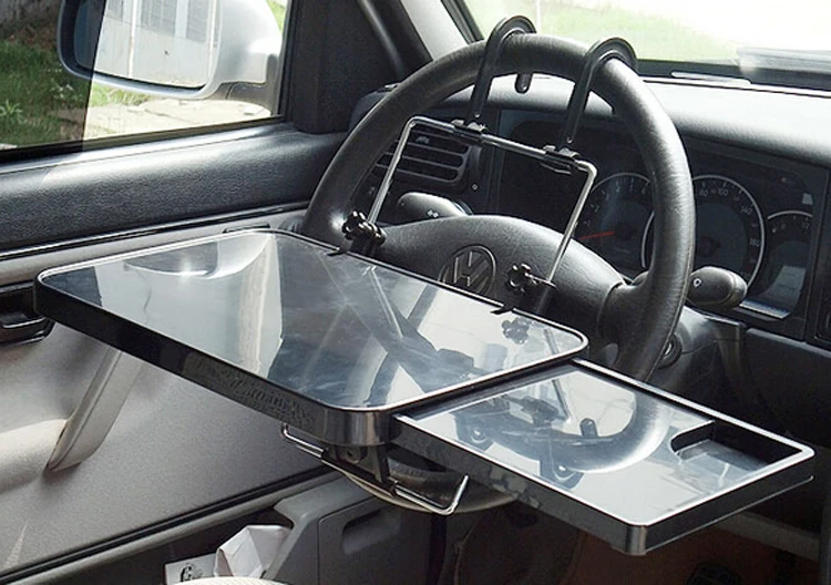 Auto Interior Supplies Folding Computer Desk With Drawer Car