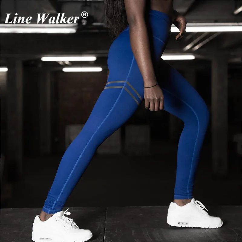 Женские Леггинсы для йоги Line Walker эластичные быстросохнущие облегающие