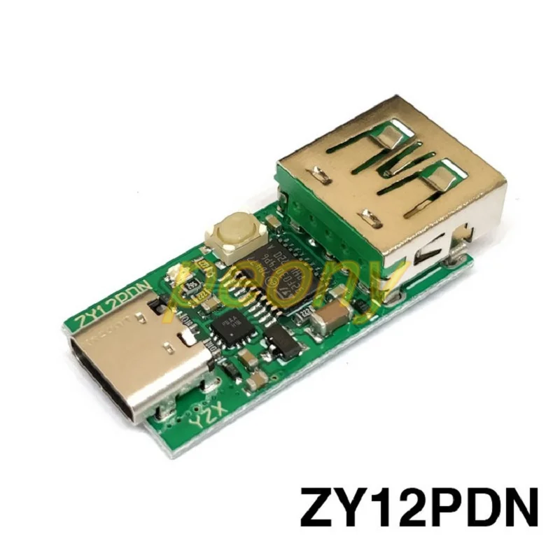 ZY12PDS Type C USB PD2.0 3 DC decoy Быстрая зарядка триггерный детектор опроса|Крышки