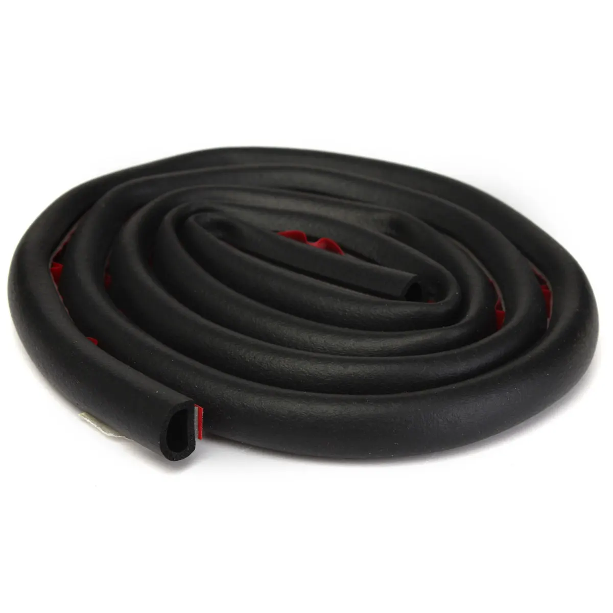 10 x 7.5mm D-shape Sound Insulation Rubber Sealing Strip For D Pillar Noise Windproof Door Rubber Seal Strip Car Styling