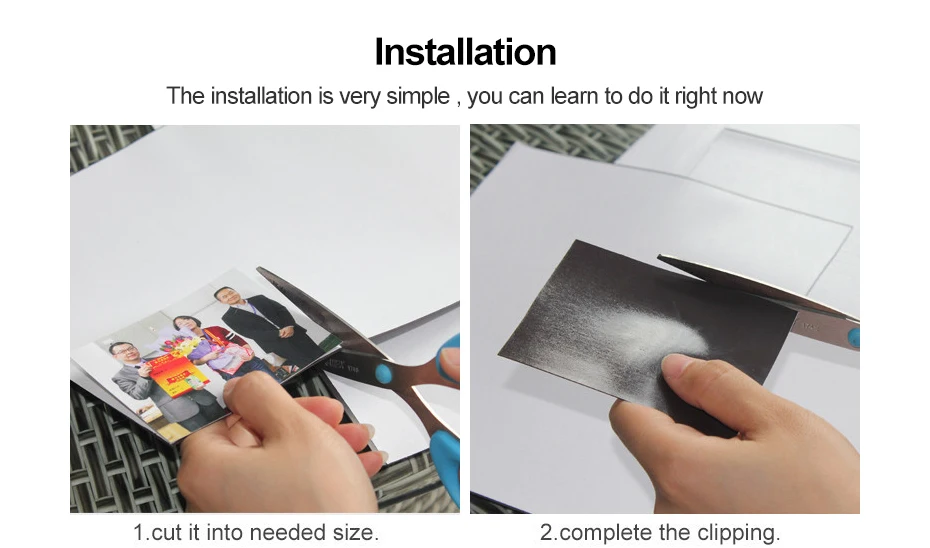 03 Self-Adhesive Strong Flexible Rubber Magnetic Sheet A4 Size 1 MM Thick
