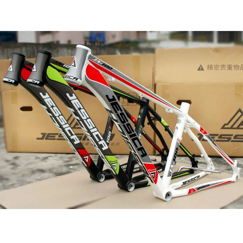 Cheap JESSICA 26er Aluminum MTB Bicycle Frame 15.5" 17" Mountain Bike Frames Straight Headtube Disc 44mm Headset Ultralight Frameset 1 Cheap JESSICA 26er Aluminum MTB Bicycle Frame 15.5" 17" Mountain Bike Frames Straight Headtube Disc 44mm Headset Ultralight Frameset 1